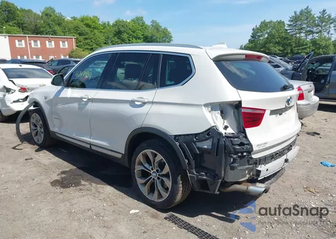 2017 BMW X3 xDrive28I из США, поврежденный, VIN 5UXWX9C51H0T05633